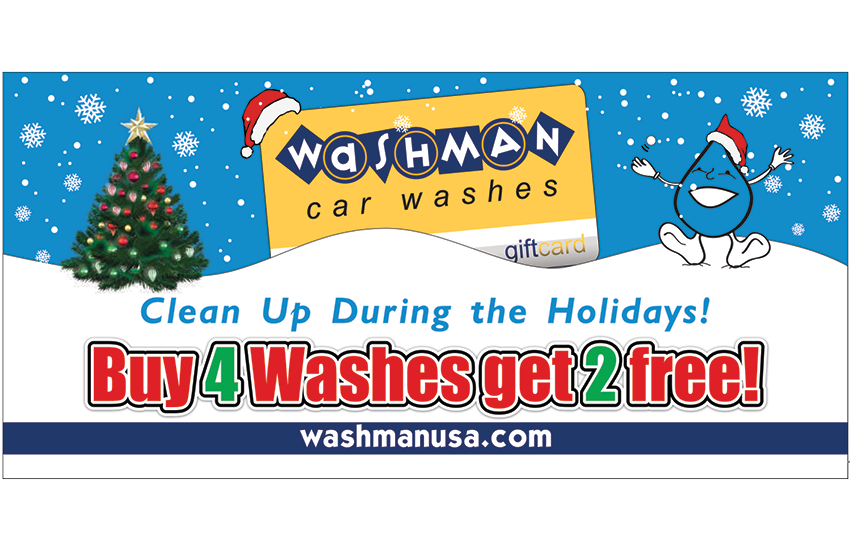 Washman - Buy 4 Washes Get 2 FREE 